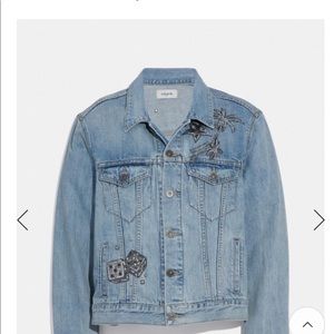 Coach jean jack with sequins emblem